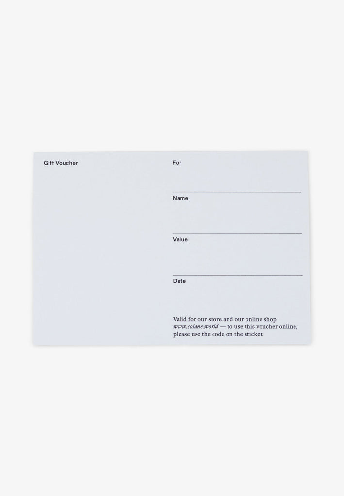Gift Card Solané