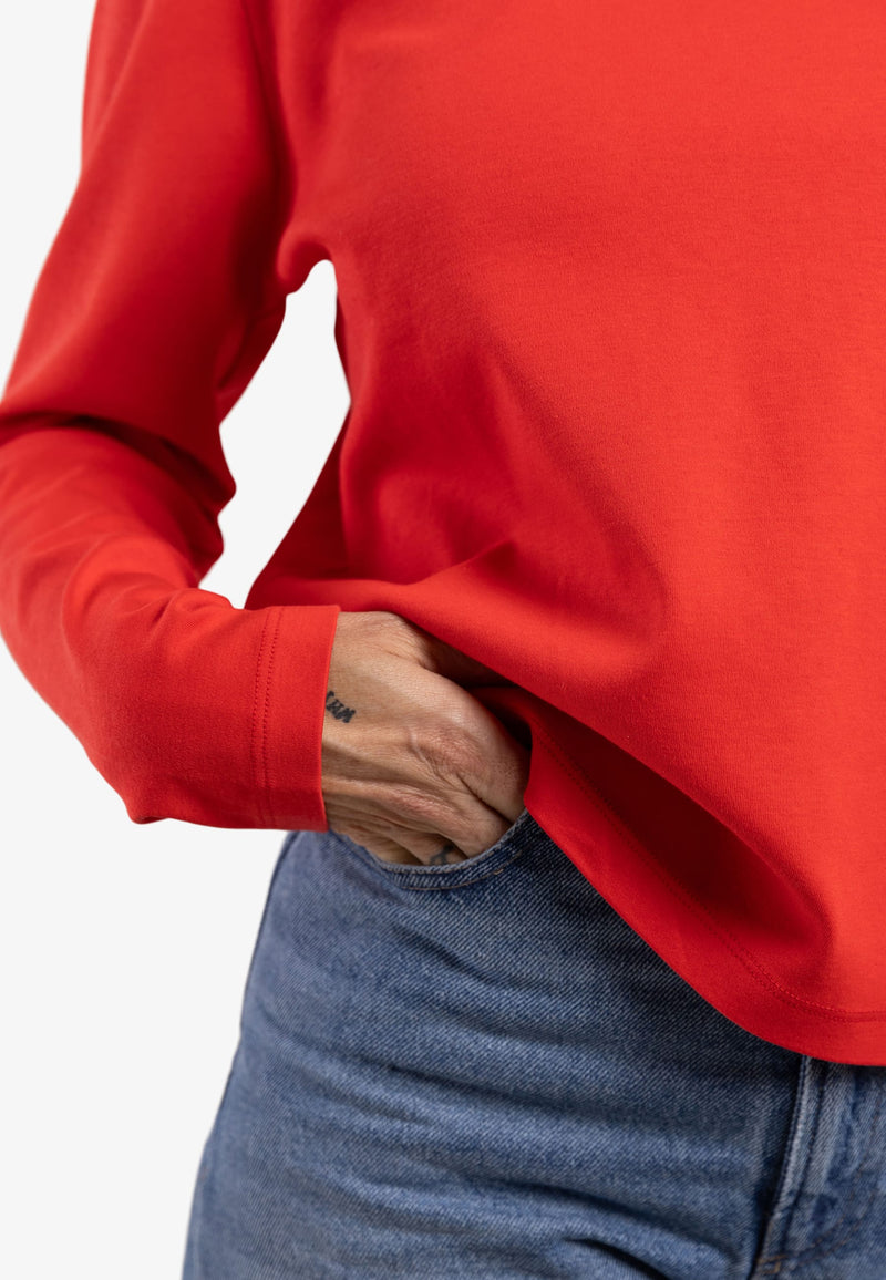 Charlotte Long Sleeve-Cotton Jersey