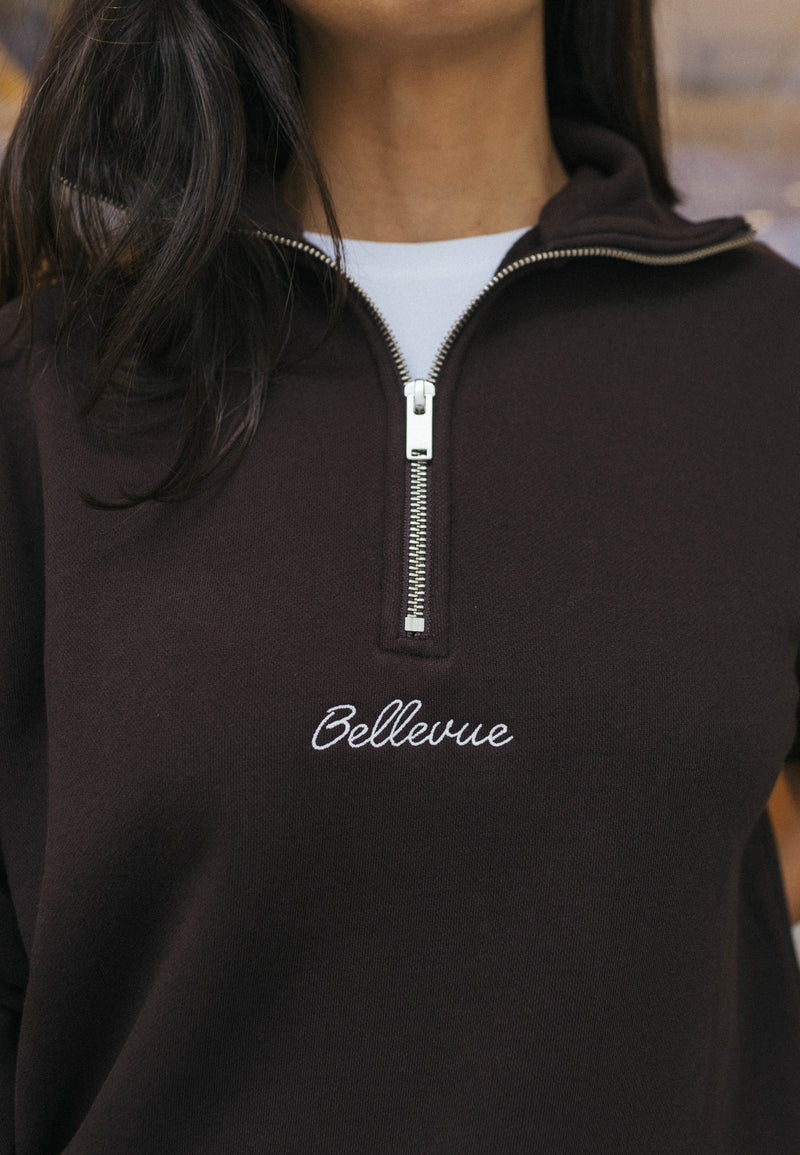 NZZ Bellevue x Solane Sweater Women - Dark Brown