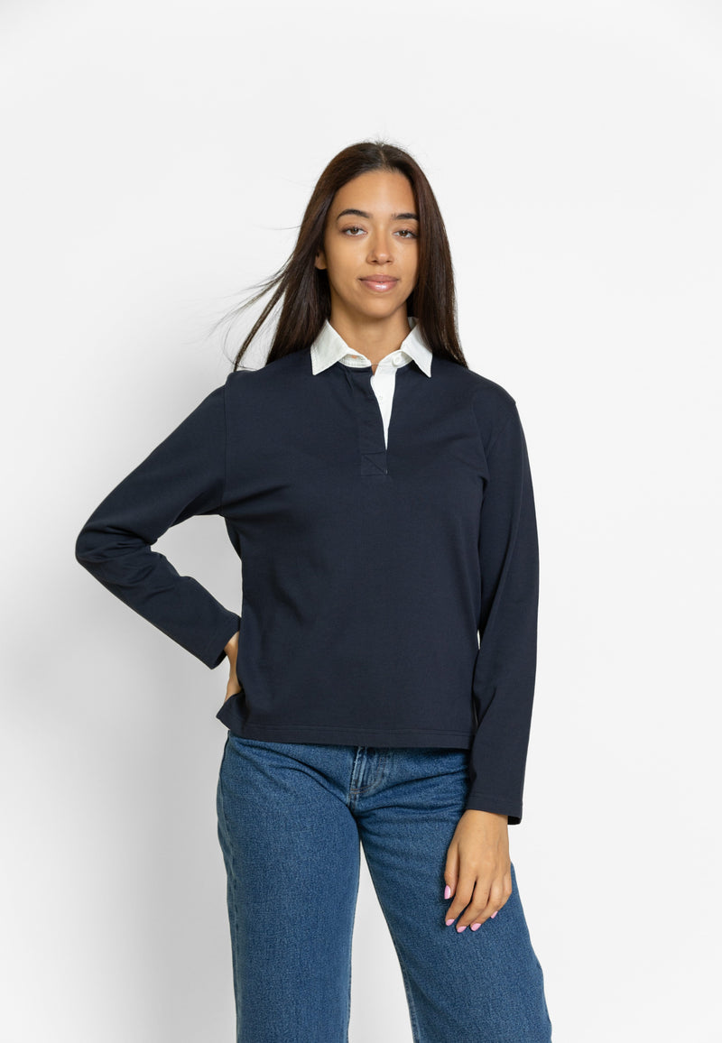 Elizabeth Rugby Shirt-Cotton Jersey