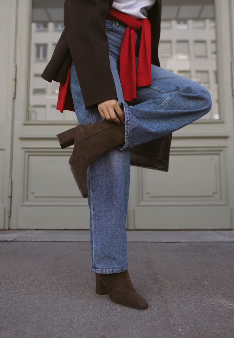 Mina Boot-Suede Leather