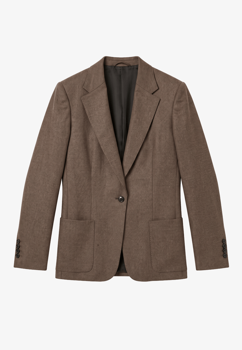 Celine Blazer-Wool Flannel