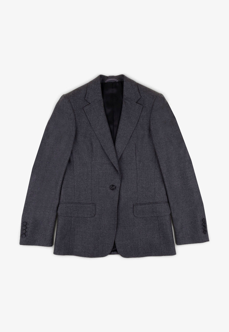 Chloé Blazer-Wool Flannel