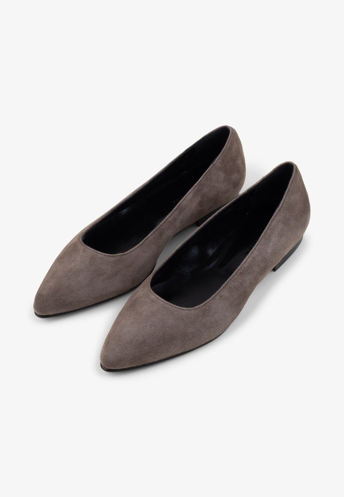 Dalia Shoes-Suede Leather