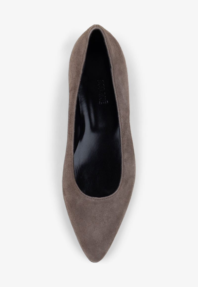 Dalia Shoes-Suede Leather