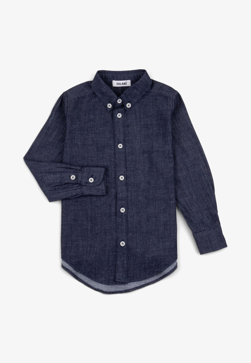 Kaori Shirt-Cotton Denim
