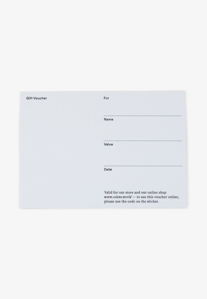 Gift Card Solané