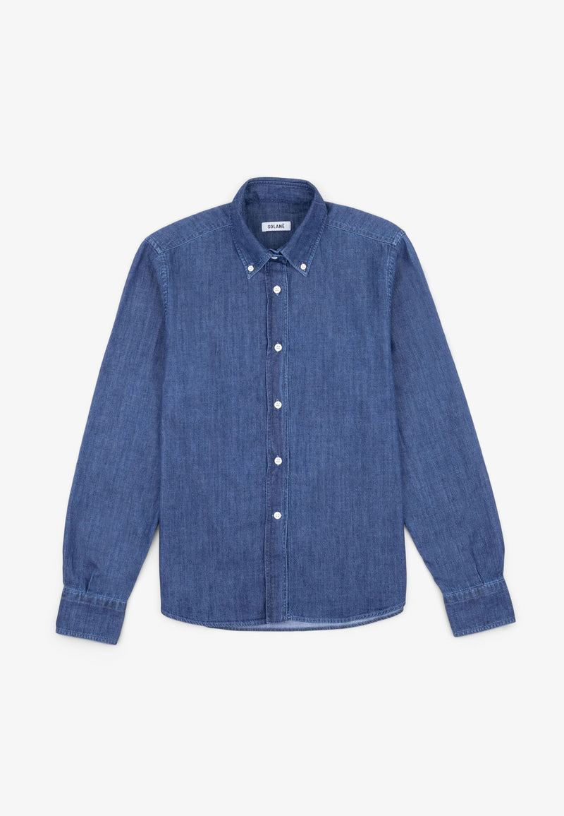 Leyla Shirt-Cotton Denim
