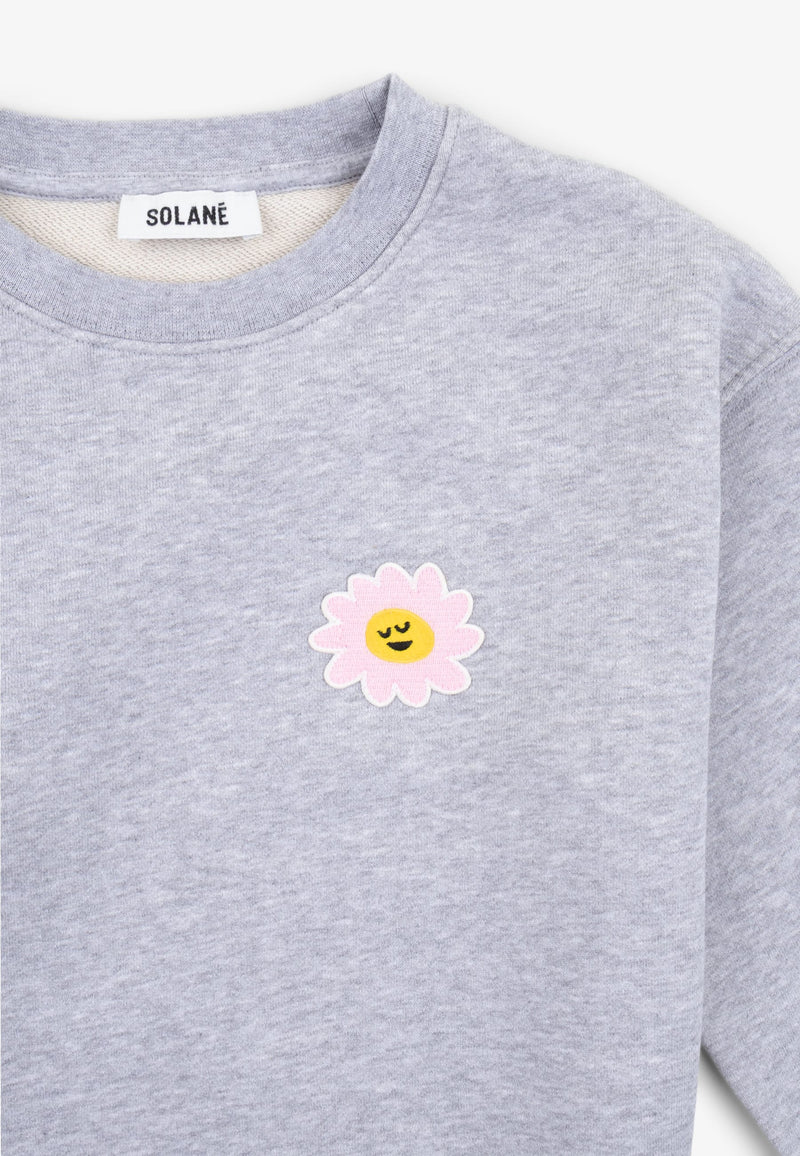 Anais Sweater Flower-Cotton Jersey