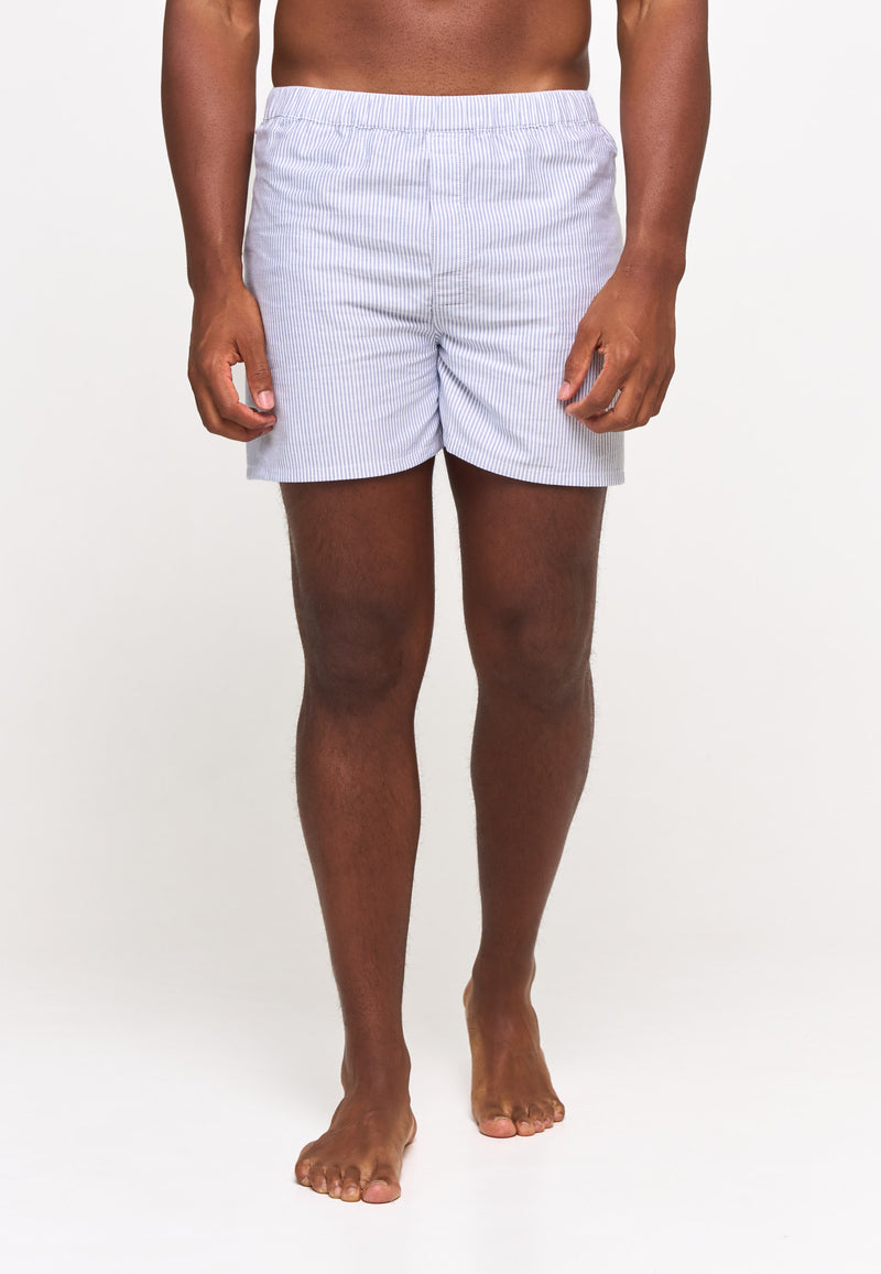 Jace Boxer Shorts-Cotton Oxford