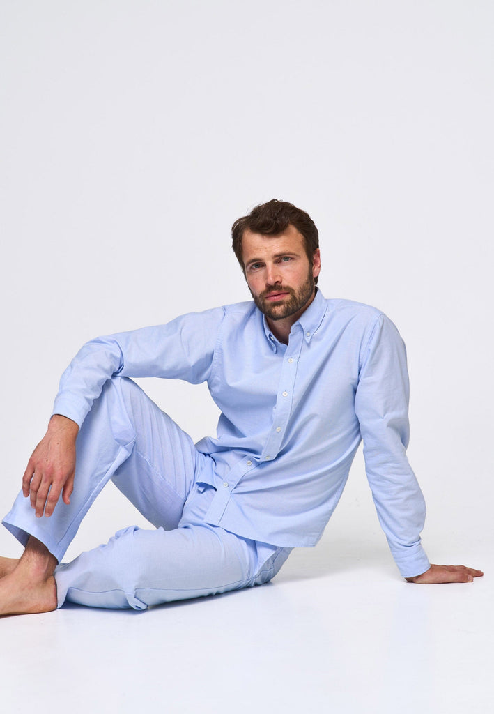Holm Trousers-Cotton Oxford