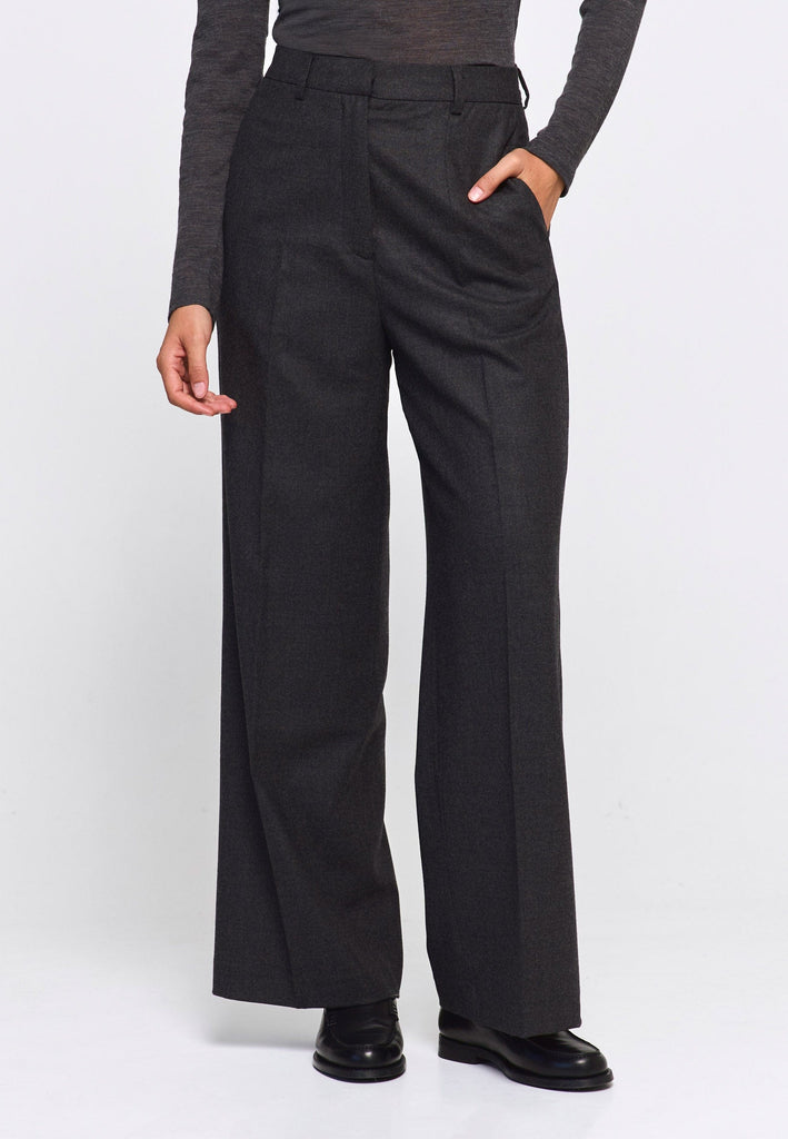 Suki Trousers-Wool Flannel