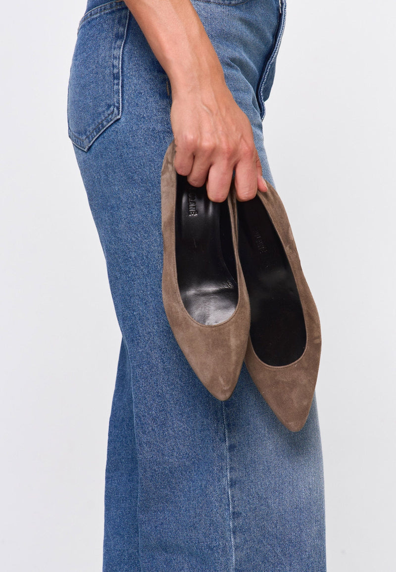 Dalia Shoes-Suede Leather
