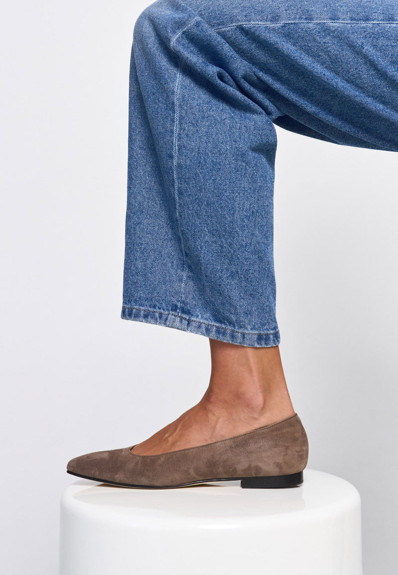 Dalia Shoes-Suede Leather