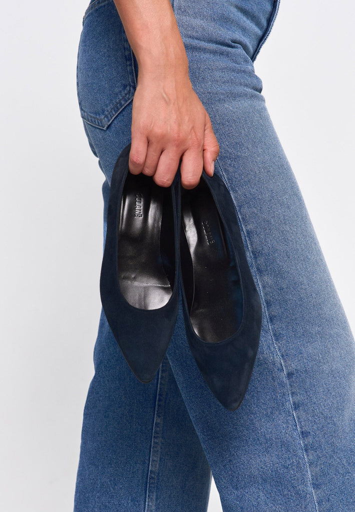 Dalia Shoes-Suede Leather