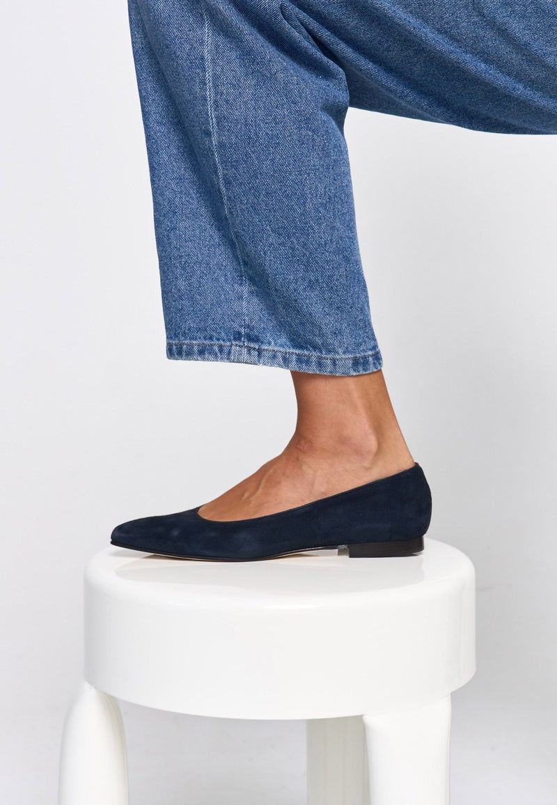 Dalia Shoes-Suede Leather