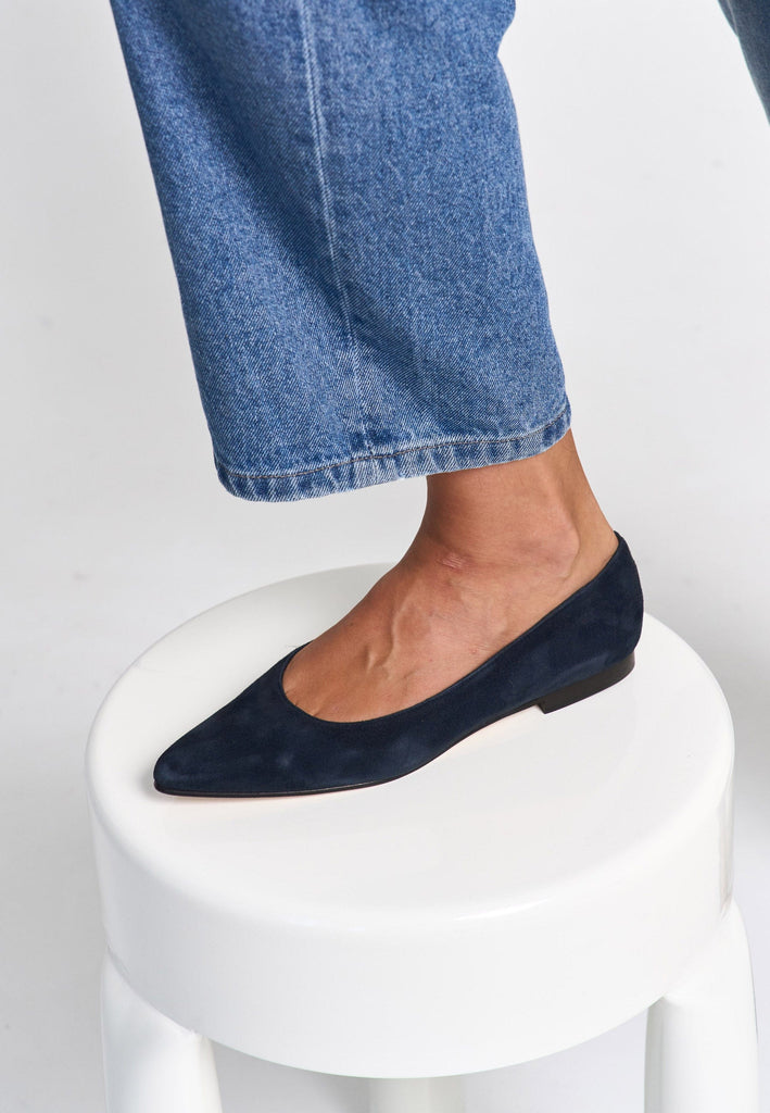 Dalia Shoes-Suede Leather
