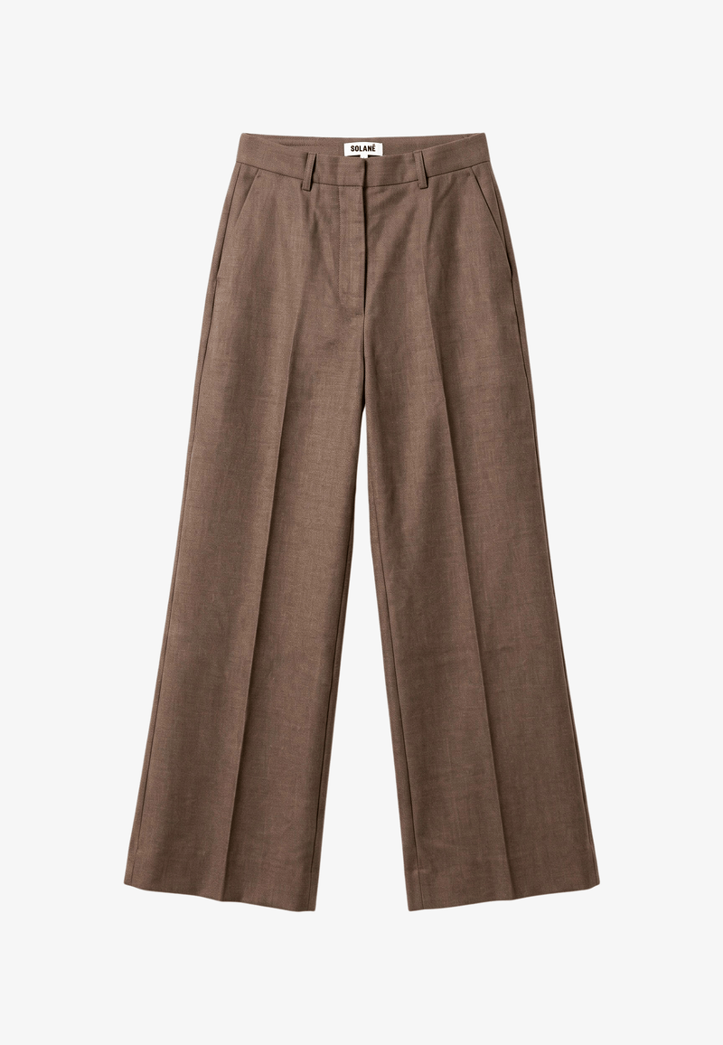 Suki Trousers-Wool Flannel